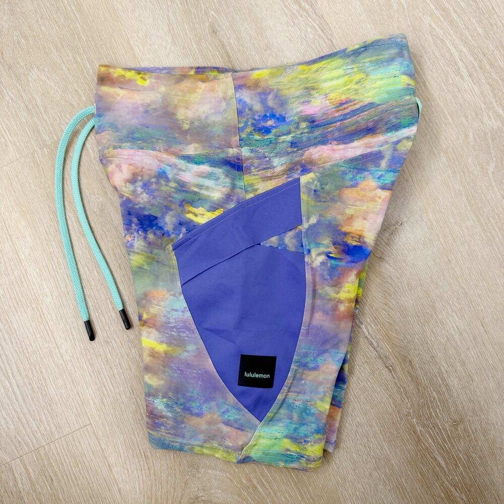 Lululemon Cargo Super High Rise Hiking Shorts Altered Nature Multi Size 10